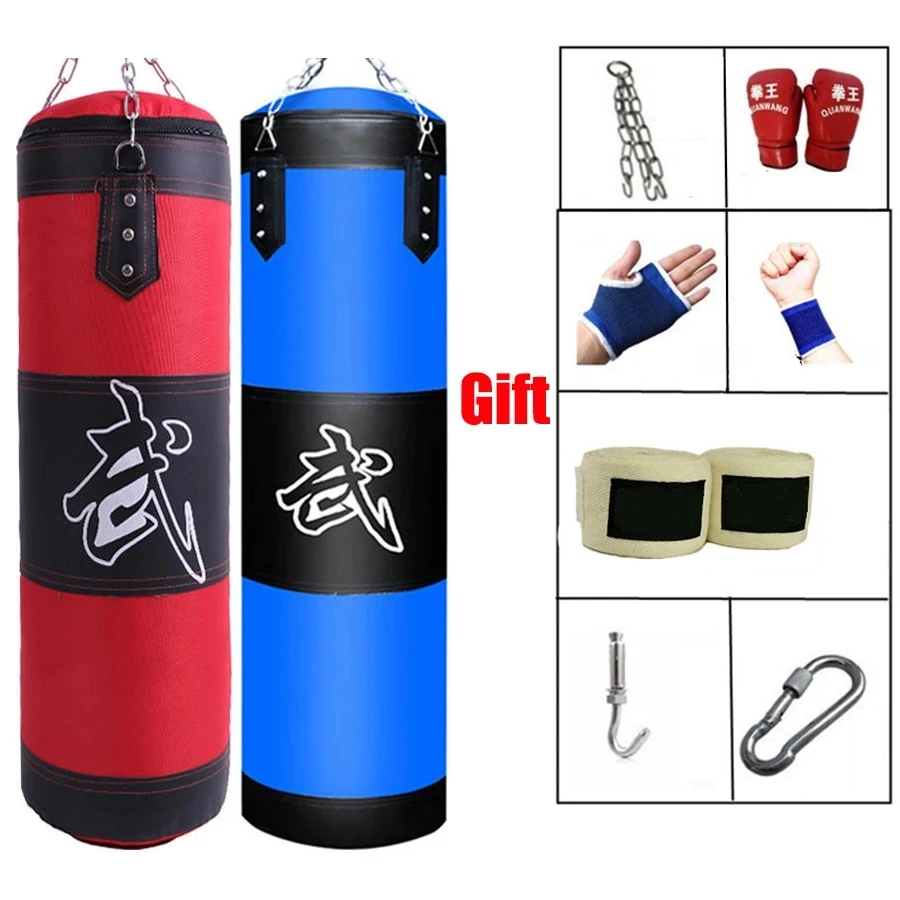 120CM Sturdy Boxing Bag for Home Gym 100CM Hook Hanging Punching Bag