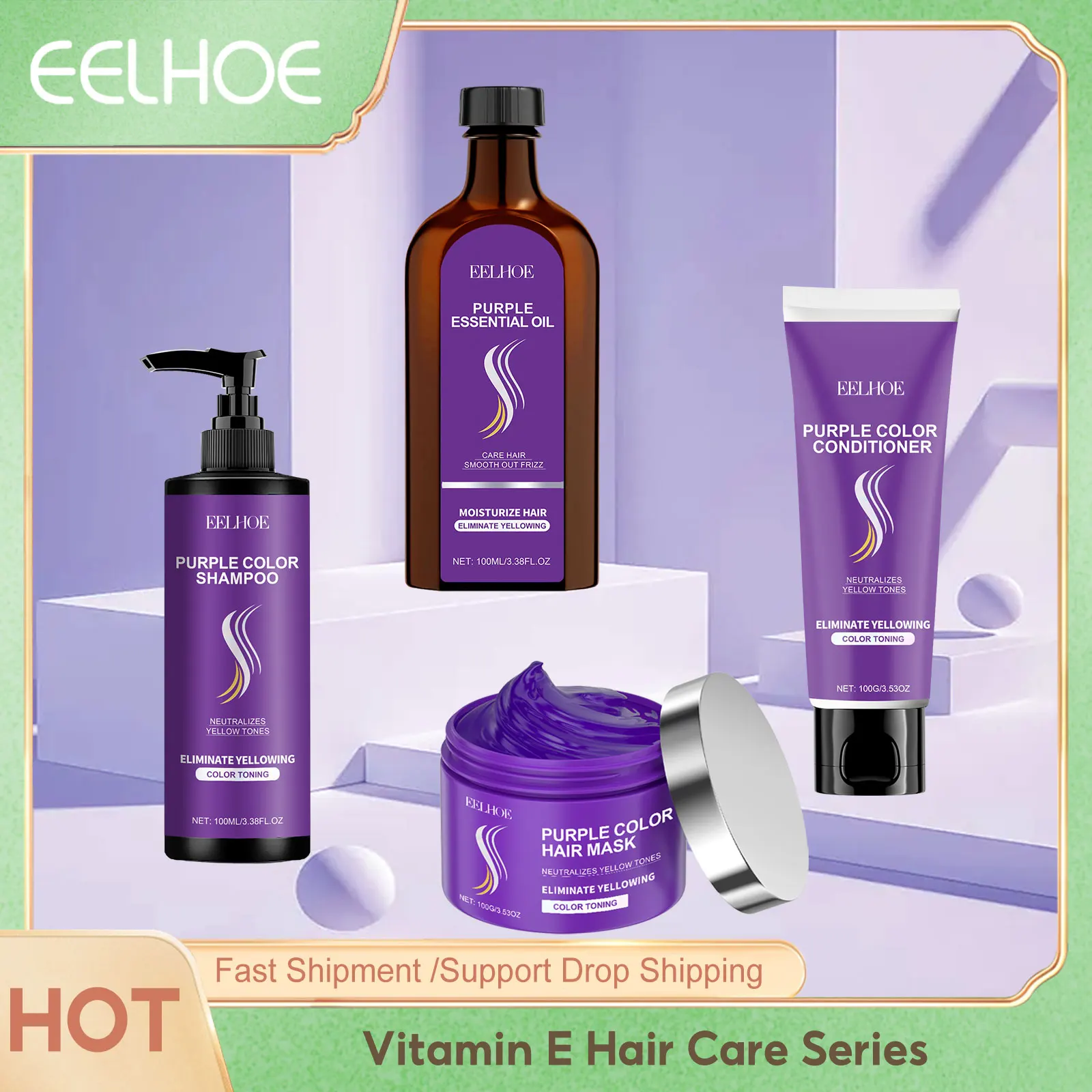 Eh Plus Shampoo Eelhoe Vitamin E Hair Care Series Dry Damaged Treatment Deep Nourishing ...