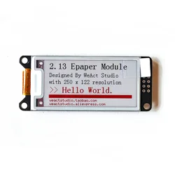 Compact E-Paper Module with Multi-Color Display Options (5PCS-2.13-White)