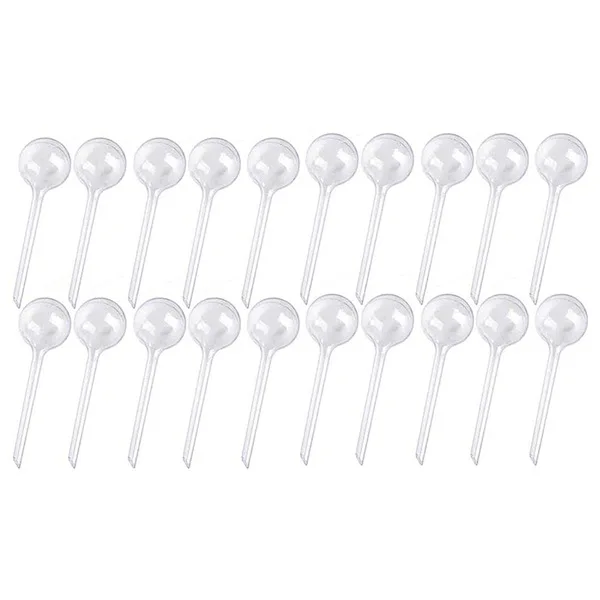 20 Pcs 40 Pcs Plant Watering Bulbs Clear Self-Watering Globes Automatic Water Balls Device Vacation Houseplant Pot Bulbs in ground sprinkler system kit Watering & Irrigation Kits