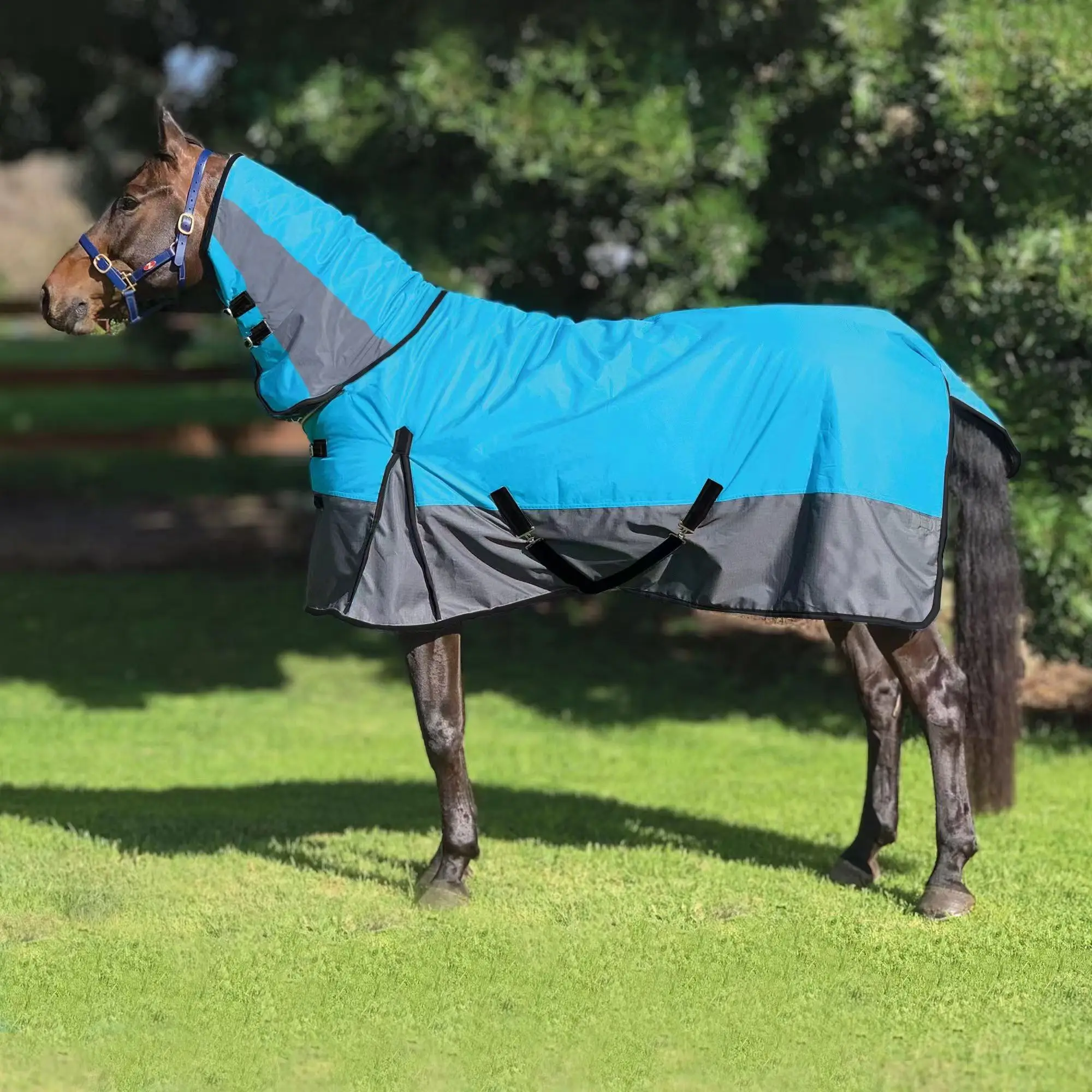 Horse Racing waterproof horse rug winter blanket windproof soft fleece protection shoulder guesset various colors