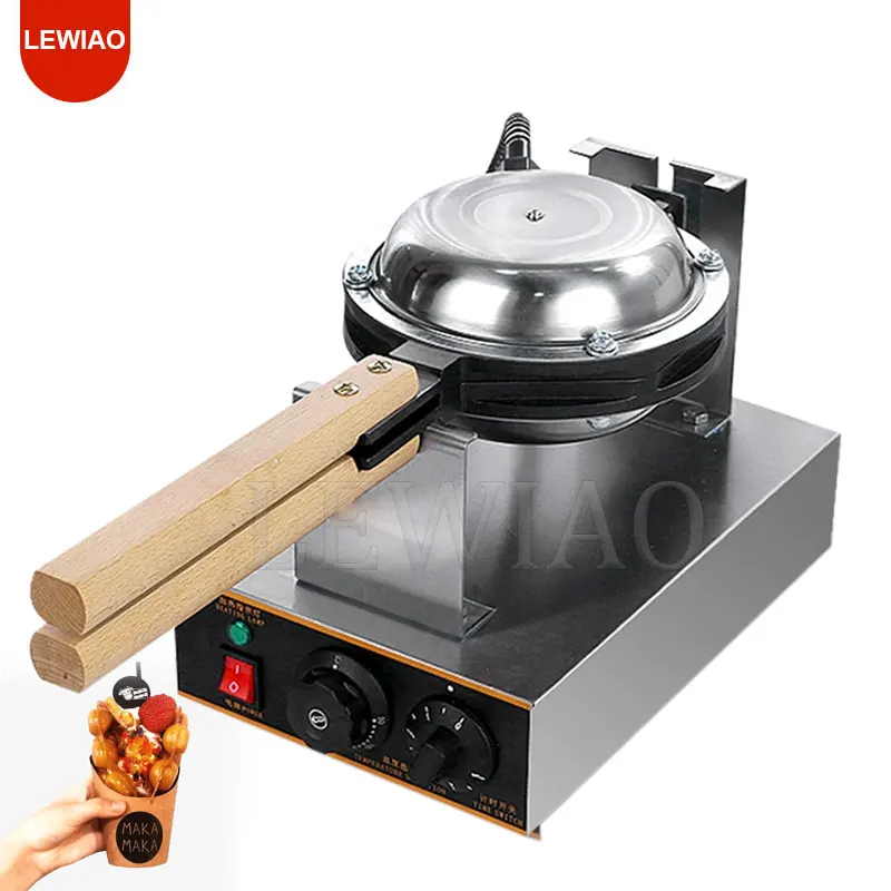 Macchina Per Waffle Elettrica Industriale Macchina Per Waffle A Bolle D'Uovo Macchina Per Cono Per Cialde Gelato