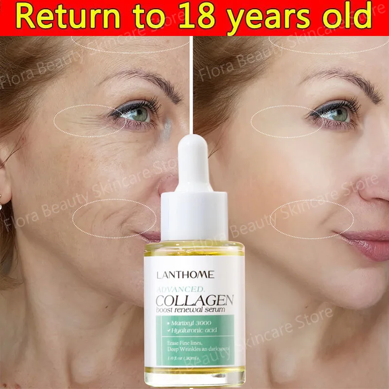 

Collagen Remove Wrinkle Face Serum Lift Firming Anti Aging Fade Fine Lines Whitening Brightening Moisturizer Skin Care Cosmetics