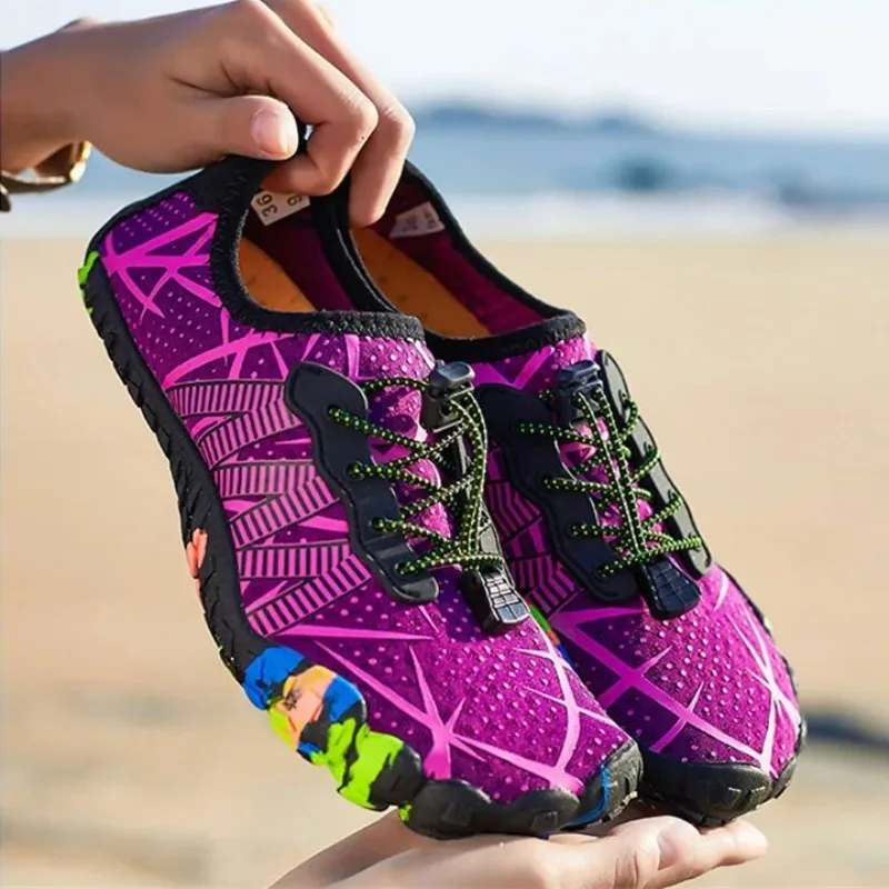 Unisex Man Woman Wading Shoes Anti-Non Slip Durable Water Barefoot Soft Sole Light Breathable Sport Outdoor Walk Running