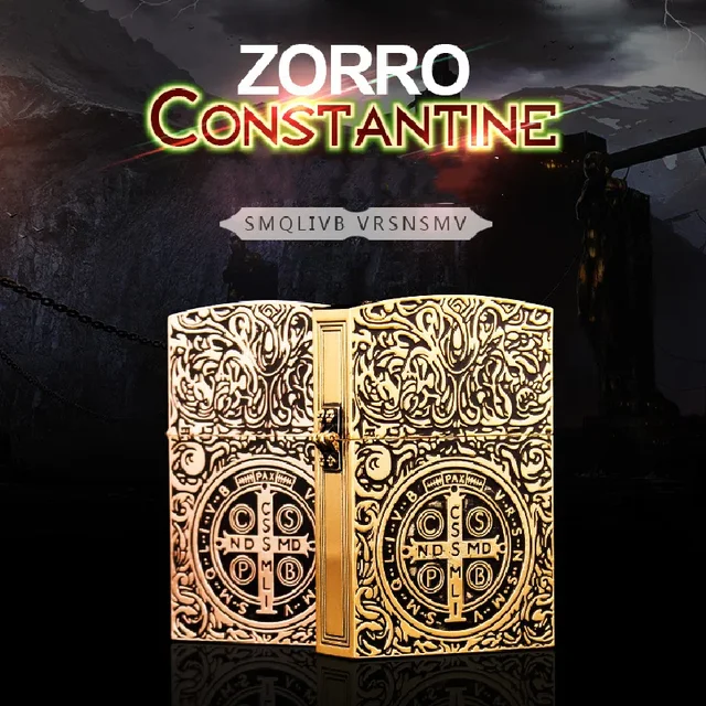 Limited ZORRO Oversized Kerosene Lighter Metal: A Personality Constantine Creative Heavy Armor