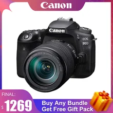 Canon 90D SLR APS-C flagship professional camera shooting 4K video with high pixel autofocus EF or EF-S lens 60D 70D 80D 90D