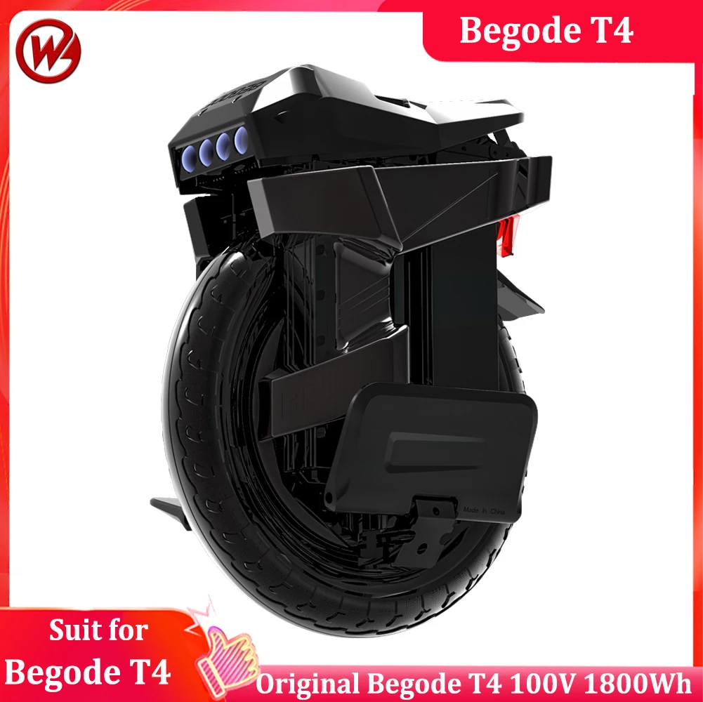 Presale Newest Begode T4 Electric Unicycle 100v 1800wh Battery 2500w