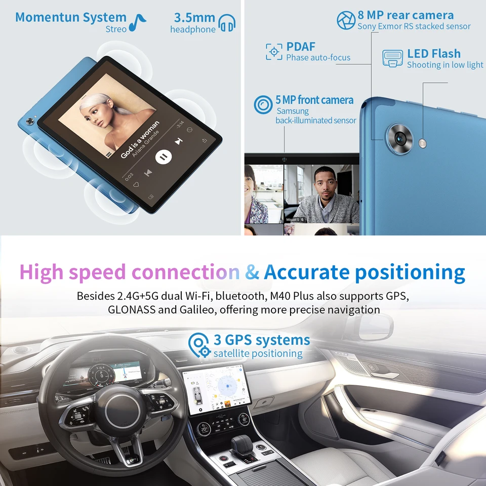 Teclast M40 Plus tablet, 10.1 inch, 8GB RAM, ROM 128GB (support