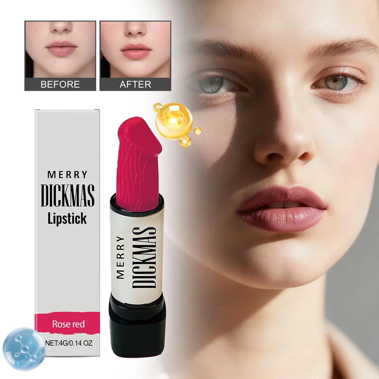 Langanhaltender Matter Schimmer-lippenstift Für Damen Make-up_voghion.com