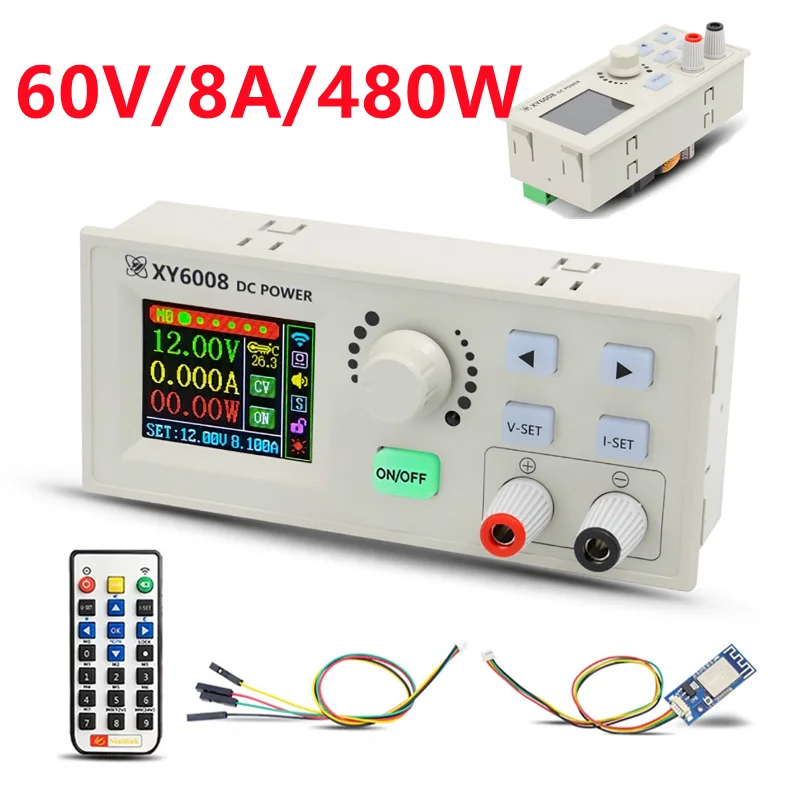 

60V 8A4 80W Adjustable DC Power Supply LED Digital Lab Power Source Switch Power Voltage Regulator With WiFi Communication