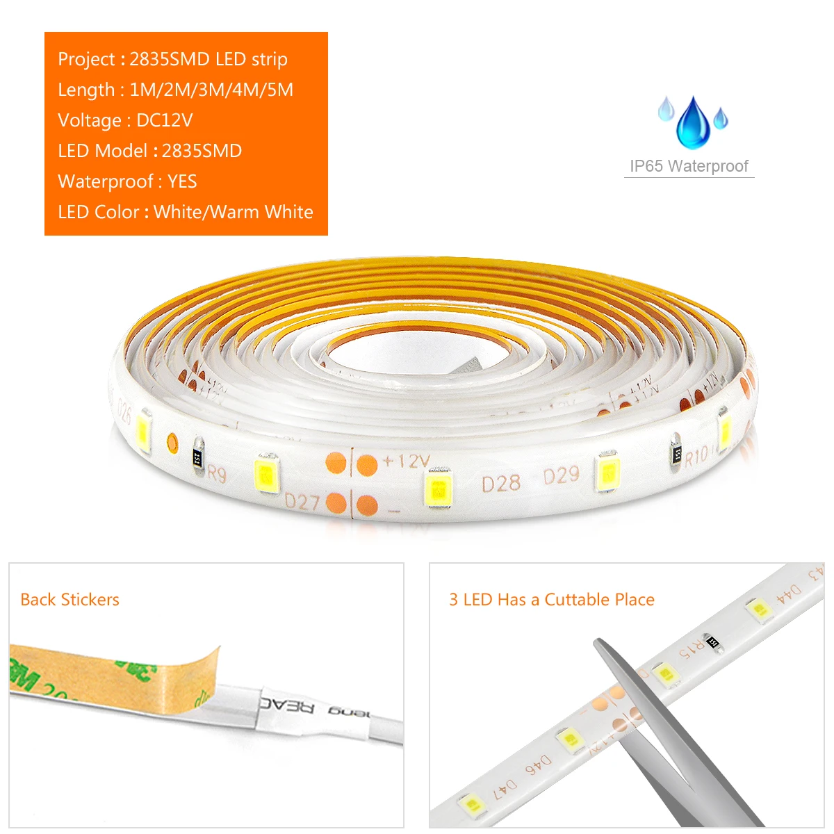 무선 PIR 모션 센서 주방 LED 스트립 조명, DC12V EU 미국 야간 램프 주방 캐비닛 침실 옷장 Led 조명 조명기구