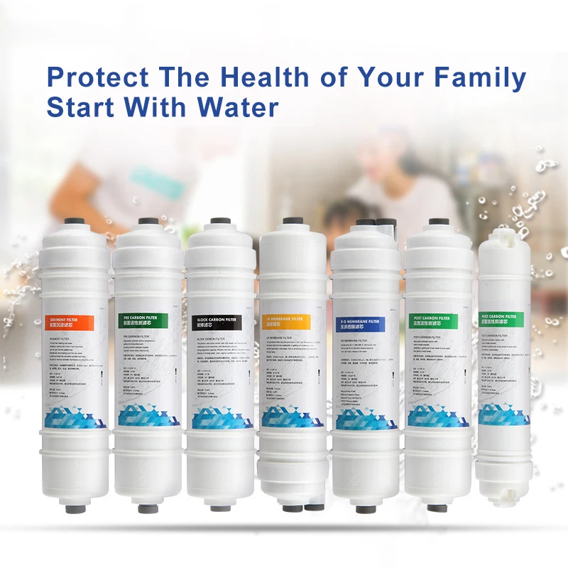 Waternoble 10 Inch Water Filter Replacement Activated Carbon Filter for Chlorine Removal Water Purification & Reverse Osmosis
