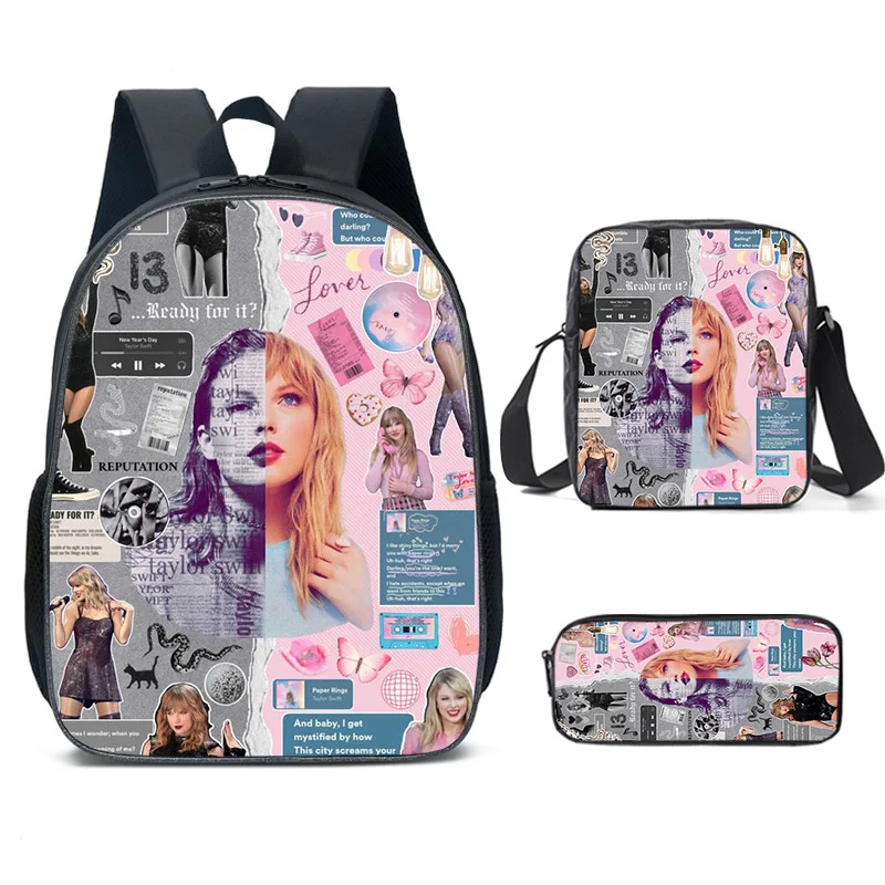 

3 шт., школьные рюкзаки для книг Тэйлор Ретро Eras Tour Swift Y2K 2023
