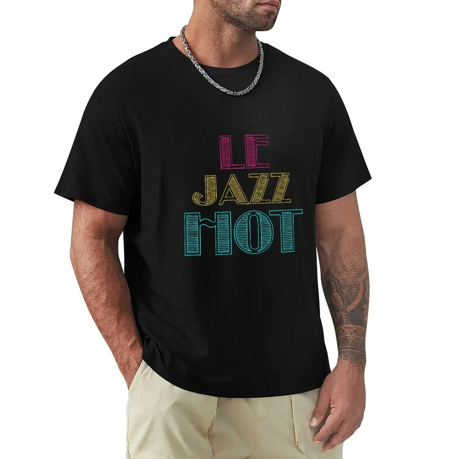 

Футболка мужская оверсайз Victor Victoria LE JAZZ, популярная Милая рубашка с принтом в стиле аниме, свитер размера оверсайз