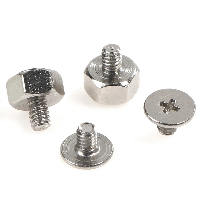 10Set High Quality Metal Mounting Kit Stand Off Screw For ASUS ITX Motherboard M.2 Low Short Screw Sliver