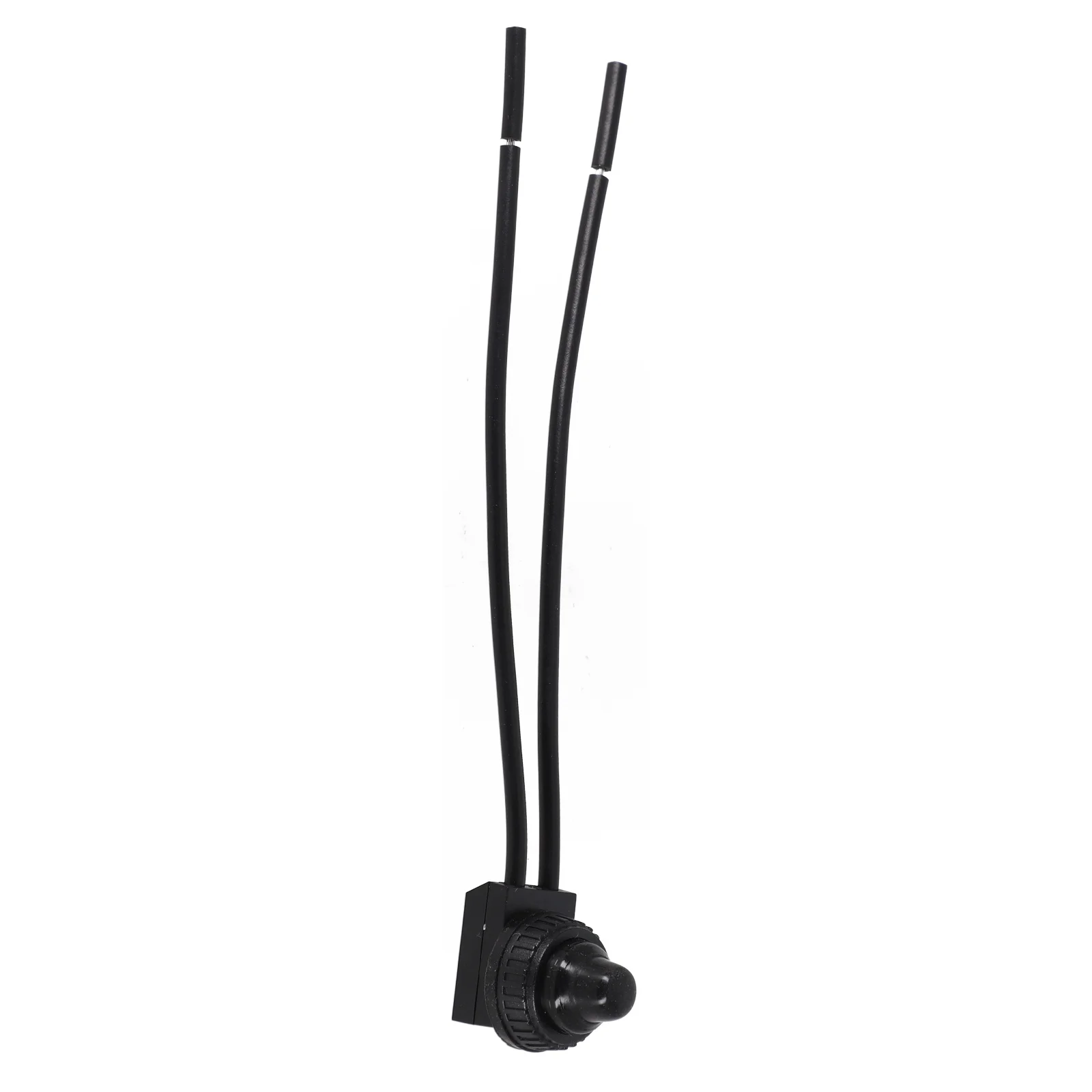 Ein-Aus-Schalter, Drucktastenschalter, rot/schwarz, Gummiabdeckung, robust, wasserdicht, mit Leitungen, Draht, 12 V, 250 V, 3 A, Bakelit-Basis, KP107 – Detail 31