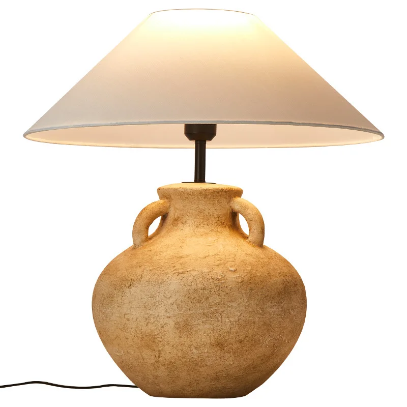 

Chinese retro vintage decorative mushroom table lamp designer dining desk lamp