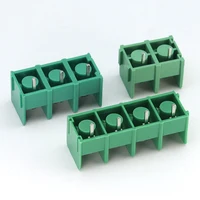 kf350-2p 3p 3.5mm 300v 10A Pitch 2 3 Pin Spliceable Plug-in PCB Screw Terminal Block Connector FOR 24-18 AWG CABLE 4