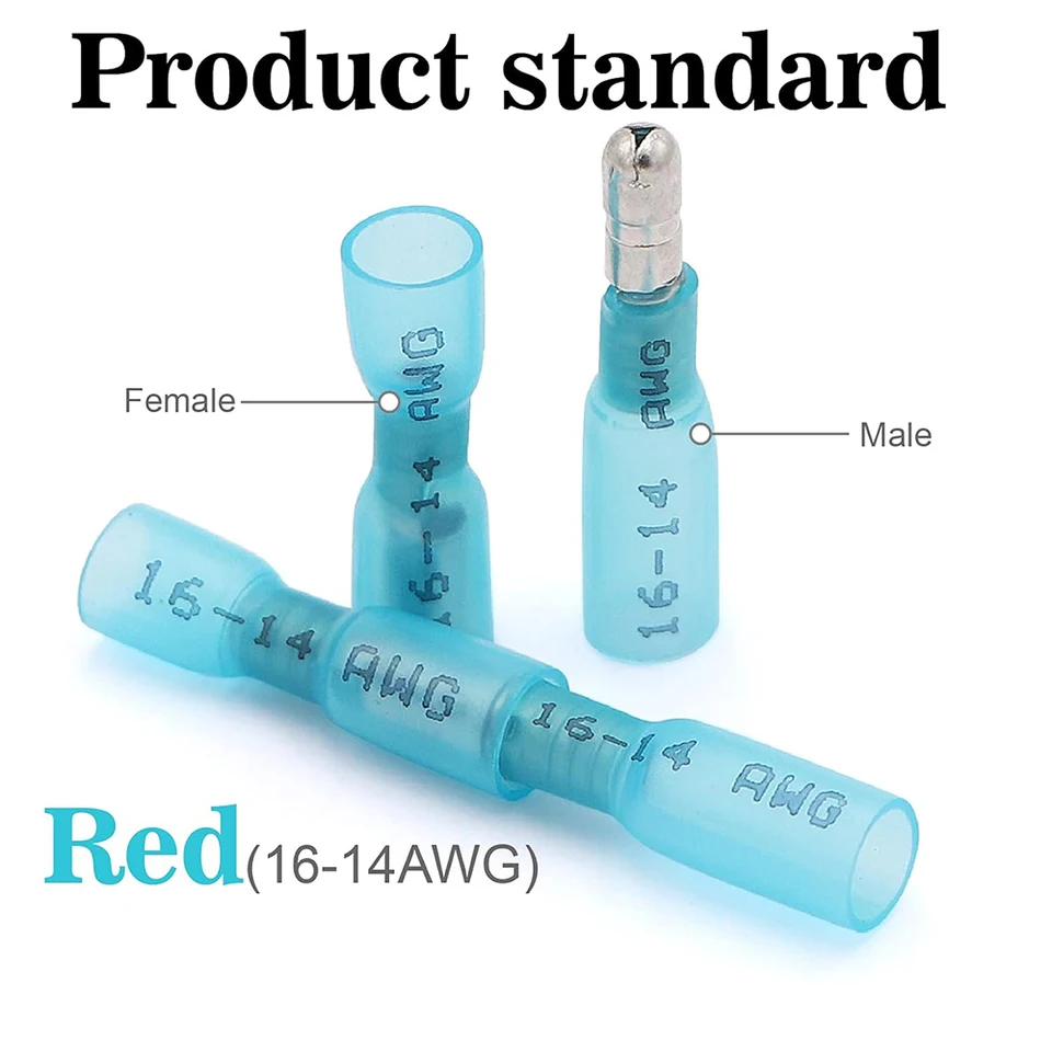 Connettore Termoretraibile, Connettore A Saldare, 300 Pezzi