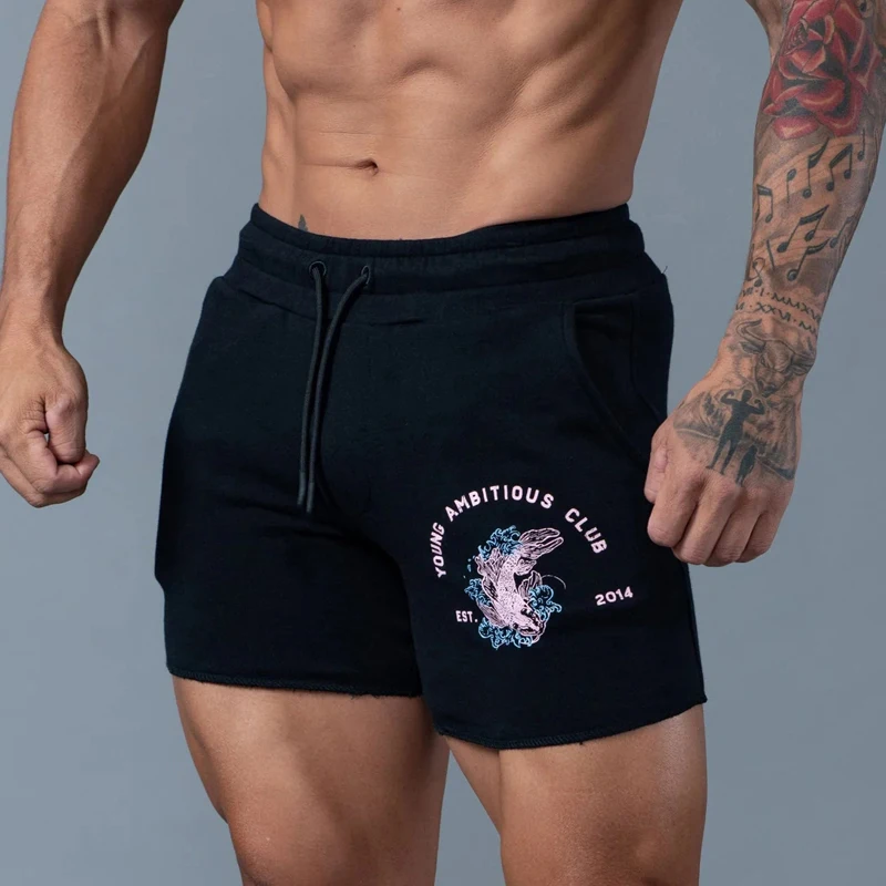 

Men's Shorts New Summer Gym Fitness Cotton Shorts American Style Casual Shorts Outdoor Basketball Training Pant Beach Pant