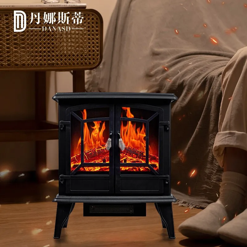 220V European-style Fireplace Home Decoration Simulation Flame  Energy-saving Independent Electric Heater камин электрический - AliExpress