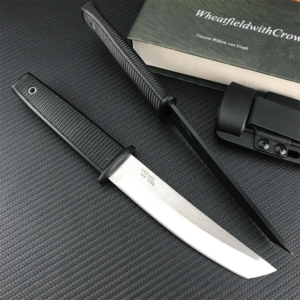 Cold Kobun Survival Fixed Self Defense Outdoor Knife Tactical EDC Multitools Camping Straight Knife for Outdoor Adventure 3