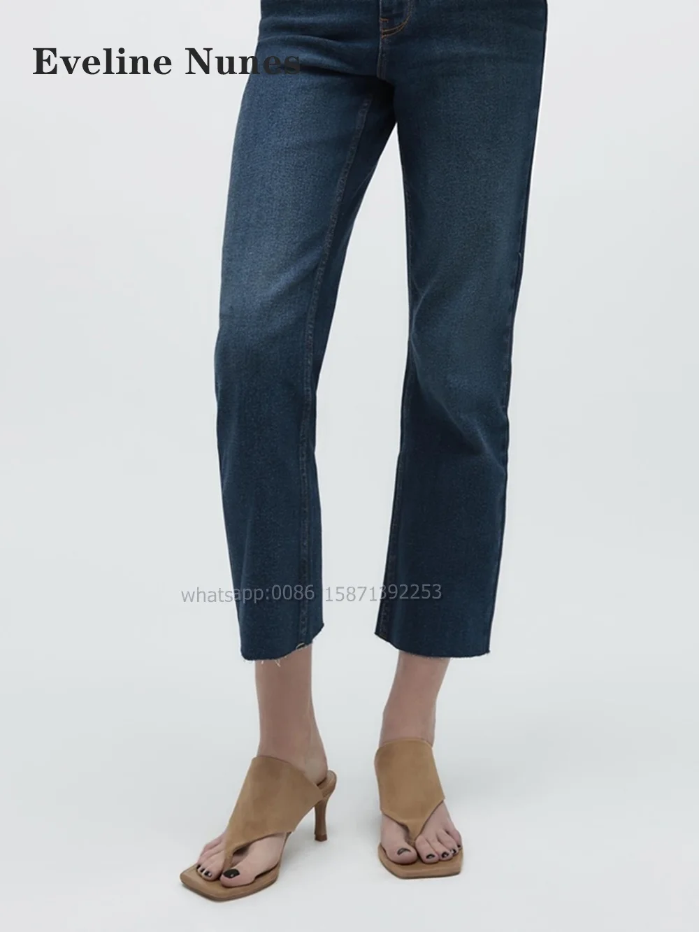 Brown Clip Toe Women Slides Thin Heels Solid Shallow Casual Slippers Slingback Slip On Big Size Casual Shoes New Arrivals 2024