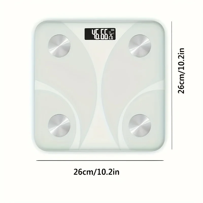 1pc intelligent weighing scale intelligent digital weighing machine with the function of measuring body fat and body mass index 3