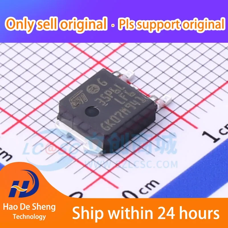 

10 шт./лот STD35P6LLF6 STD35P6LL TO-252 новая Оригинальная фотография