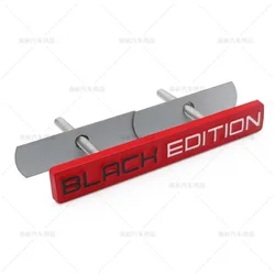 3D Metal Black Edition Automotive Emblem Badge Sticker (B Red Black White)