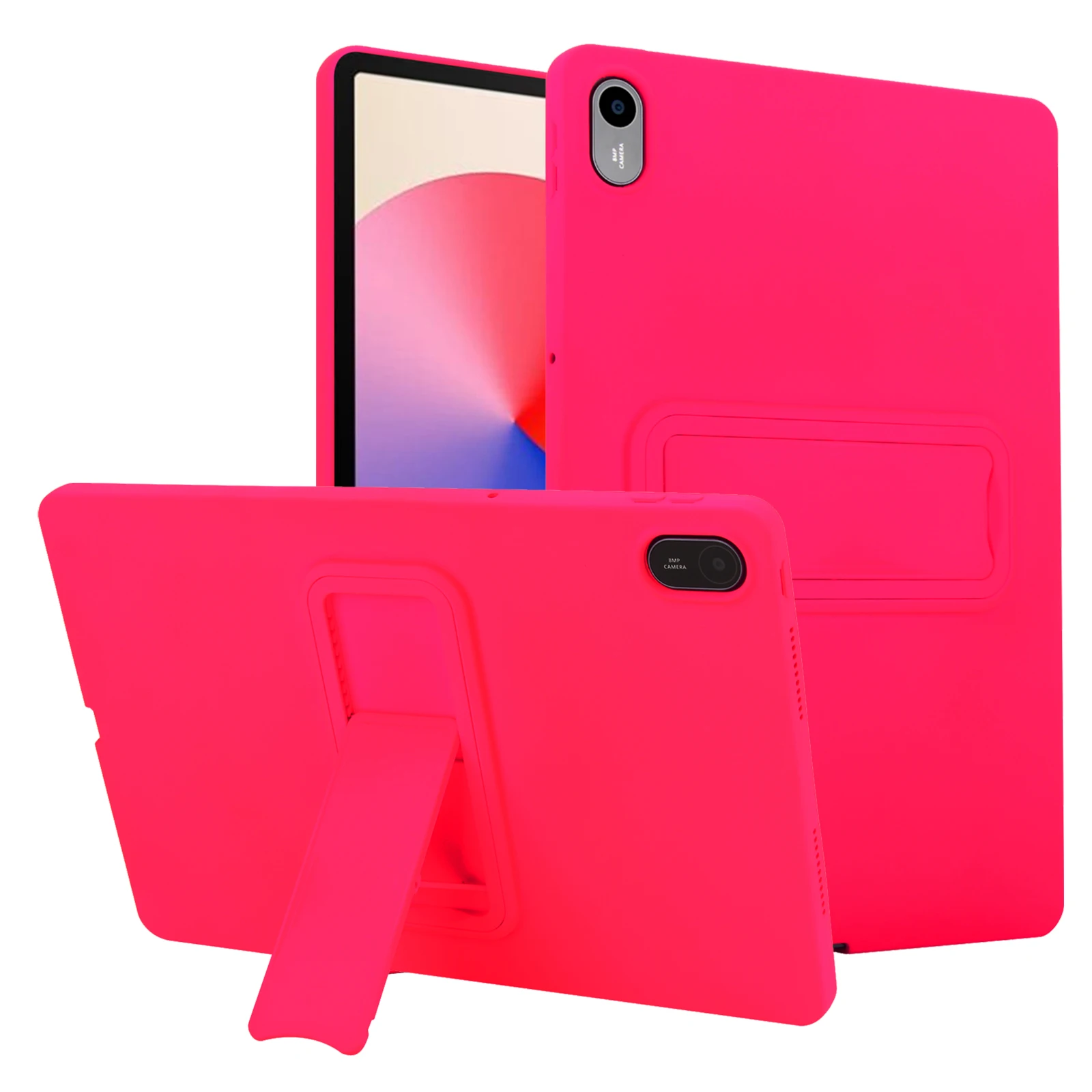 Anti-Fingerprint TPU Tablet Case with Adjustable Gear Bracket