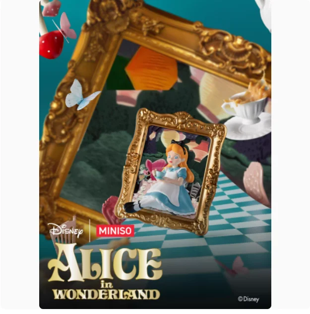 In Stock Original MINISO Disney Alice Art Museum Series