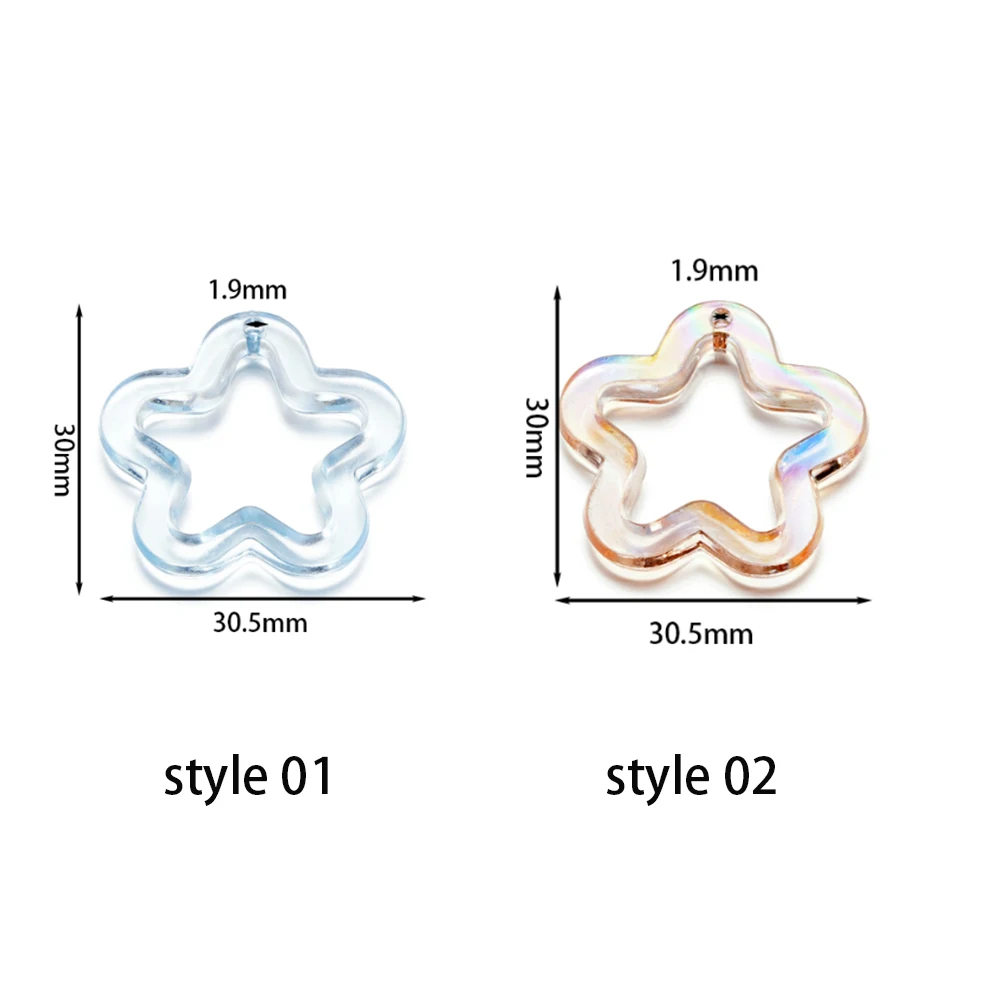 ũ  5   Ʈ, DIY ־     ׼, 30*30.5mm, Ʈ 10 