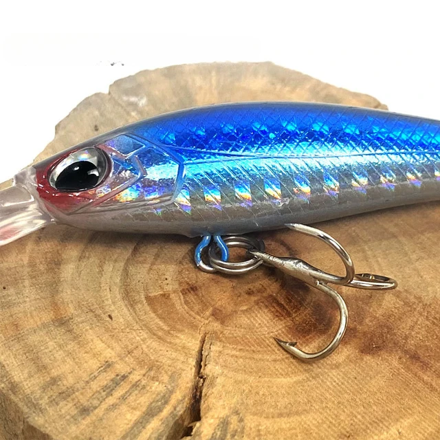 Artificial Bait Realistic Looking Increase Fishing Rate Treble Hook Crank Fishing  Lures Deep Water Hard Wobbler