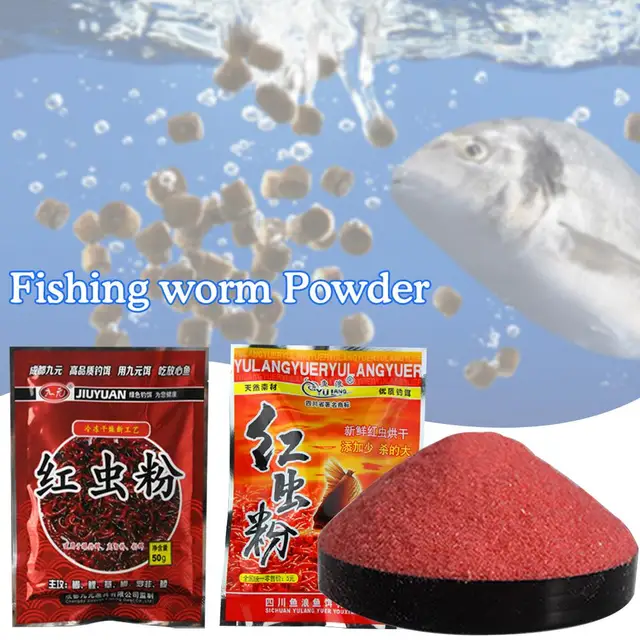 30/50g Fishmeal Bloodworm Powder Fish Buster Carp Killer Baits Natural  Necessary Fishing Chrysalis Silkworm Lure Fishing E4Y5 - AliExpress