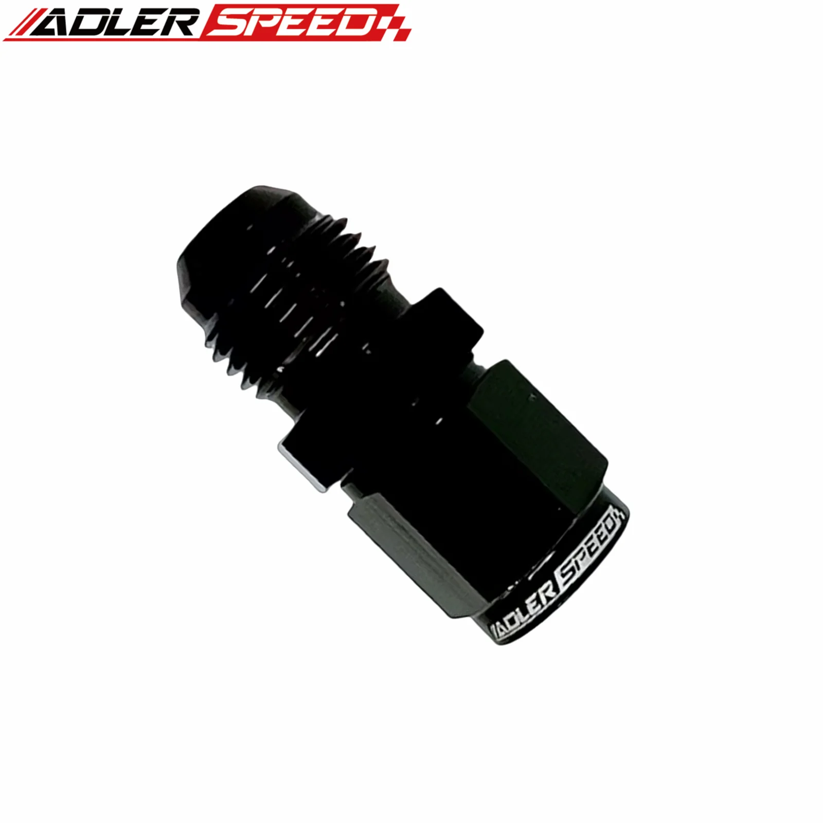 ADLER SPEED AN6 AN-6 To M12 X 1.5 / M16 X 1.5 Aluminum Fuel Oil Hose Fitting Adapter Black