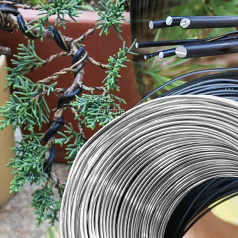 Bonsai Wires 1mm-8mm Metal Aluminum 500G/Roll for Bonsai Modeling Orchard And Garden Plant Shape DIY for bonsai wires