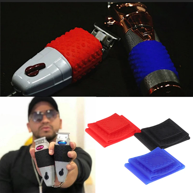 Professional Barber Hair Clipper Anti-Slip Silicone Grip Ring