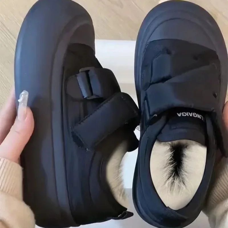 Winter Womens Platform Sneakers Fashion Korean Version Bread Shoe Plush Warm Cotton Shoes Designer Shoes for Women Zapatos Mujer 3