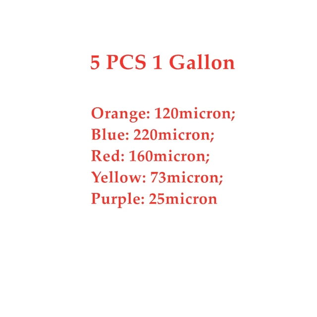 5 pcs 1 Gallon