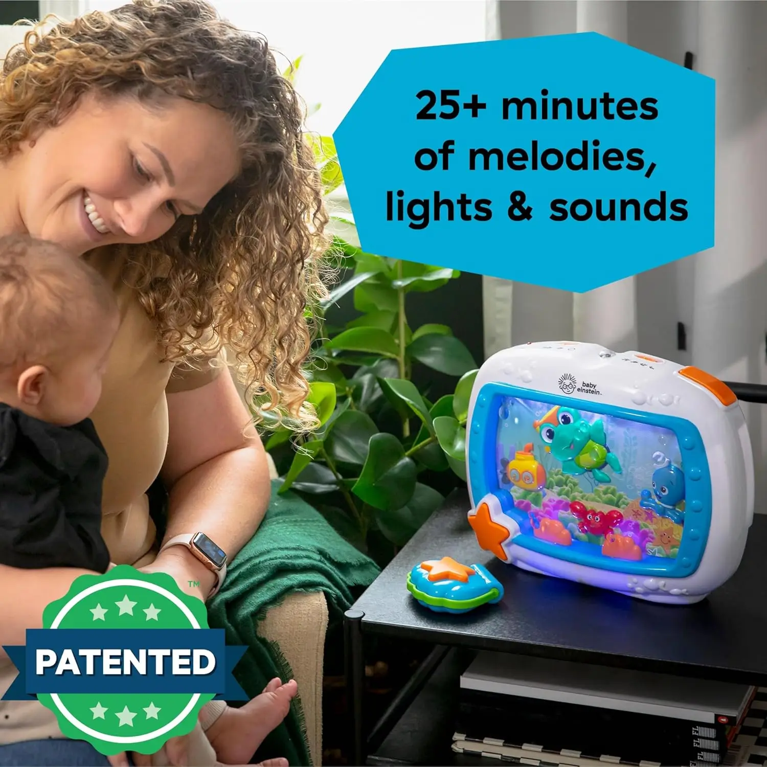 Sea aquarium Soother baby with Remote Lights and Melodies bebe fish aquarium