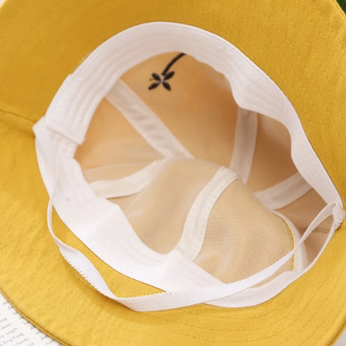 Children's Hats for Spring and Autumn, Thin Style, Sun Protection for Boys and Girls, Kindergarten Little Yellow Hat, Baby Sun Hat, Infant Fisherman Hat, Cute Cartoon Frog