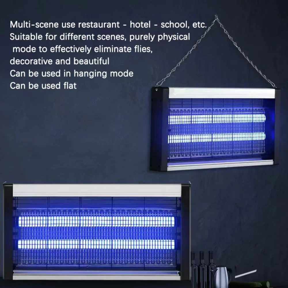 Trap Mosquito Zapper LED Electric Shock Mosquito Killer Lamp Wall Mount Bug UV Insect Light Suitable for A Variety of Scenarios