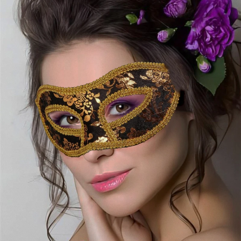 Mardi Gras Carnival Venetian Masks Masquerade Half Face Party 7/14/28Pcs