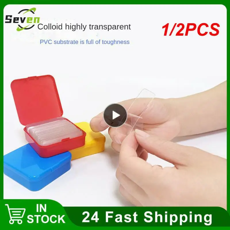 

1/2 шт. в коробке, двухсторонние наклейки, прозрачные, не оставляющие следов клейкие ленты, легко разрезаемые, высококлейкие, двухсторонние ленты