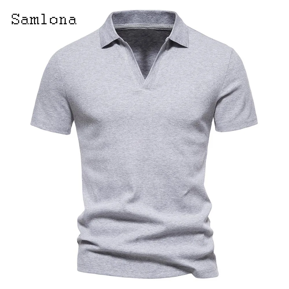 

Plus Size 5xl Men Short Sleeve Basic Polo shirts 2023 European Fashion Tops Men Casual Pullovers Solid Cotton Shirts Clothing
