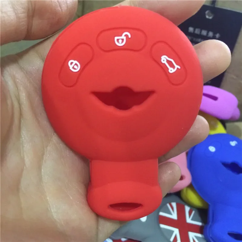 Finest-Folia - Custodia MIC Per Chiave Auto A 2 Pulsanti, In Silicone, Colore Nero