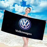 Volkswagen Logo Christmas Towels Bathroom Beach Towel Robe Bathing Towels Adults Bathrobe Girl Bath Towel Large Size Spa Anime 1