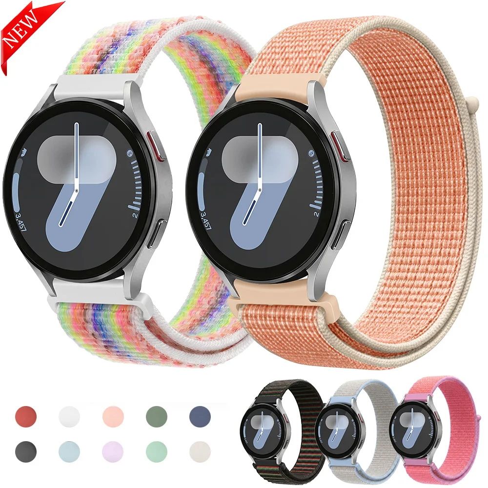 Nylon Loop Smartwatch Wristband - Adjustable Bracelet Strap