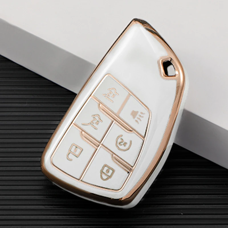 6 Buttons White